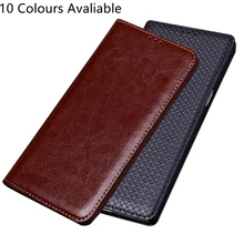 Retro Vintage Real Leather Magnetic Holster Cover For Xiaomi Poco X3 NFC/Xiaomi Poco X3/Xiaomi Poco X3 GT Phone Cases Kickstand