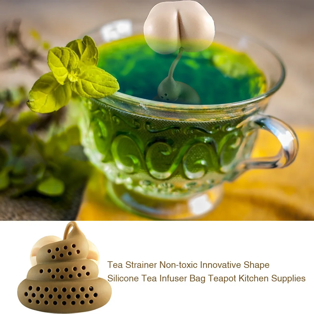 

Tea Strainer Life Partner Tea Strainer Innovative Shape Silicone Tea Infuser Bag Teapot Kitchen Tea Filter Brewing Making