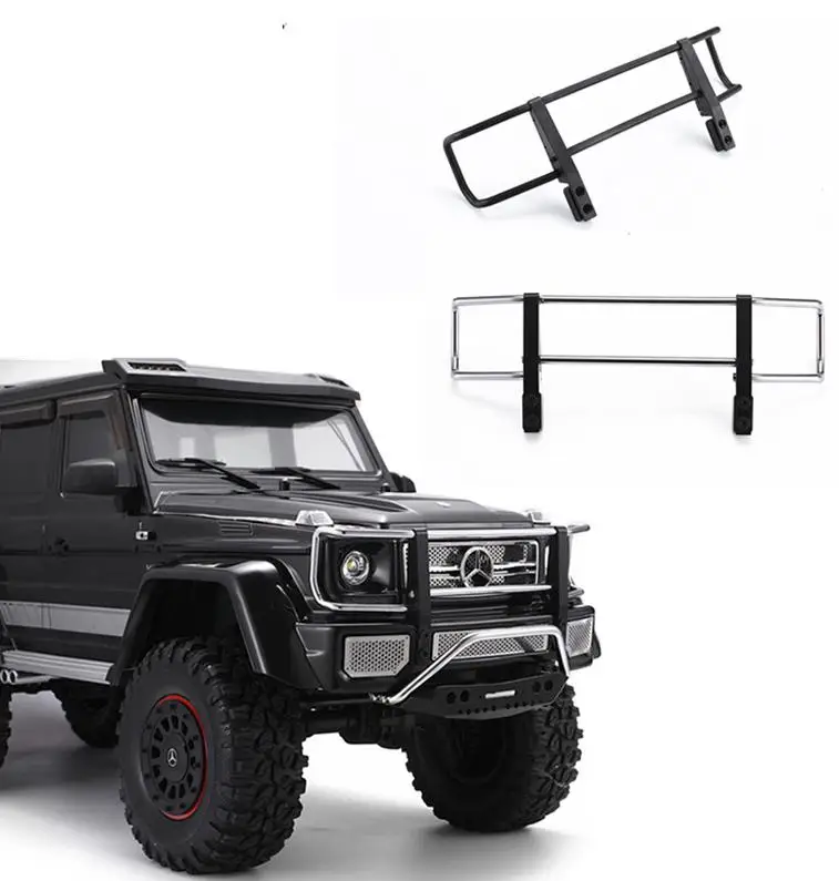 Металлический передний верхний бампер сплит-типа быстросъемный для TRAXXAS TRX6 G63 TRX4