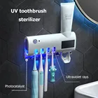 Ультрафиолетовая зубная щетка держатель стерилизатора 2 в 1, автоматическое устройство для ухода за полостью рта, УФ-дезинфекция, устройство для очистки