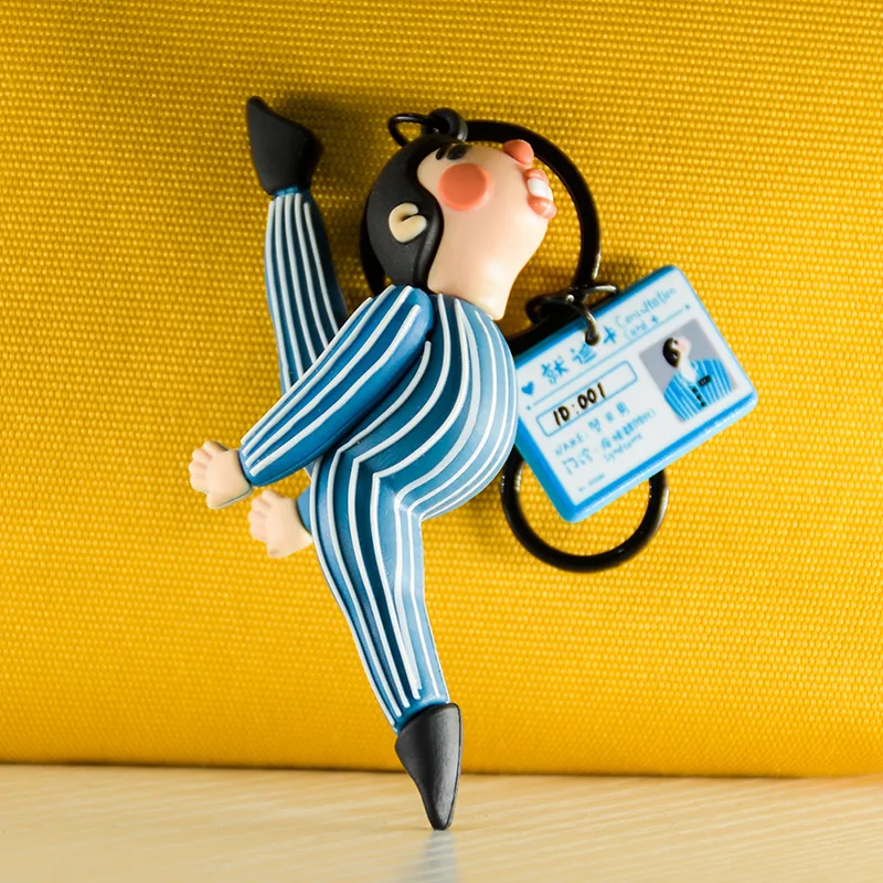 Простой но весело больничный халат Разделение японский ключ цепочка для