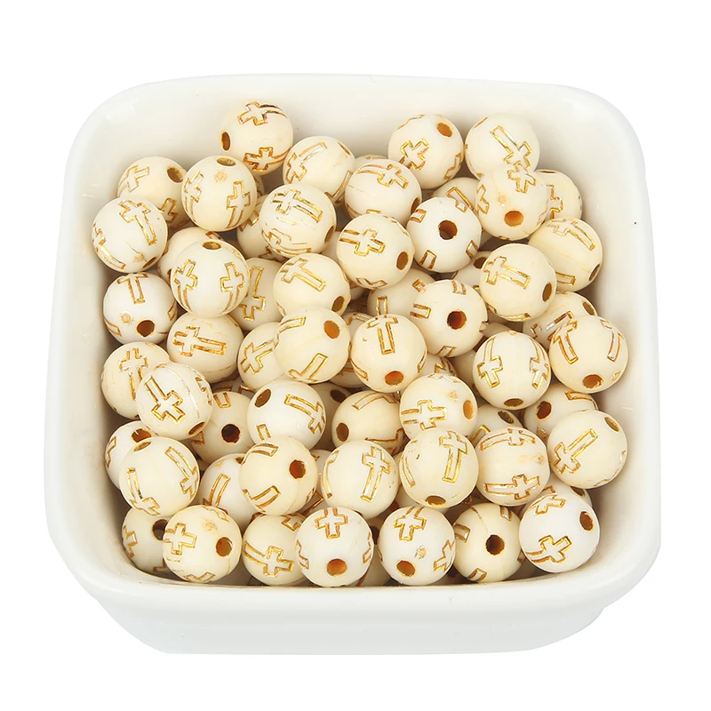 50 шт смешанные цвета бежевого с перекрестными ремешками золотого акриловые