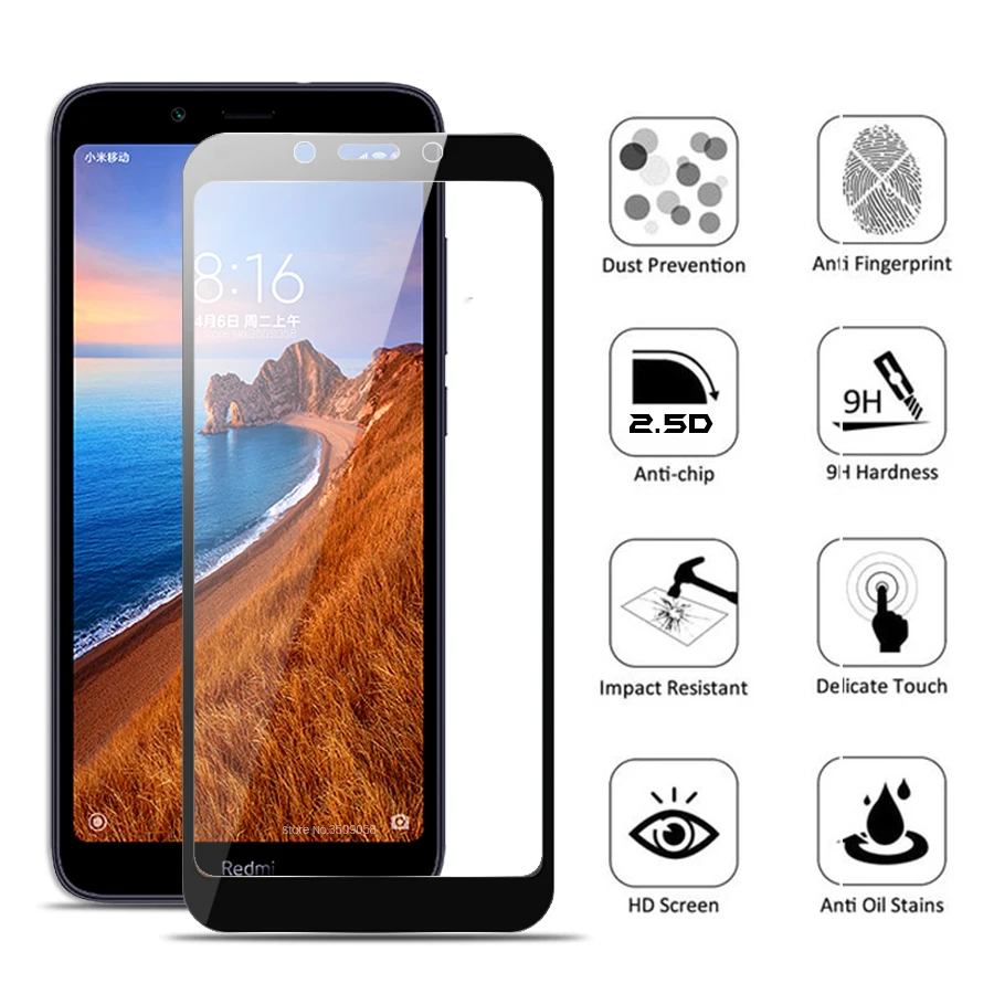

Защитная пленка для экрана Xiaomi redmi 7a из закаленного стекла для redme 7a a7