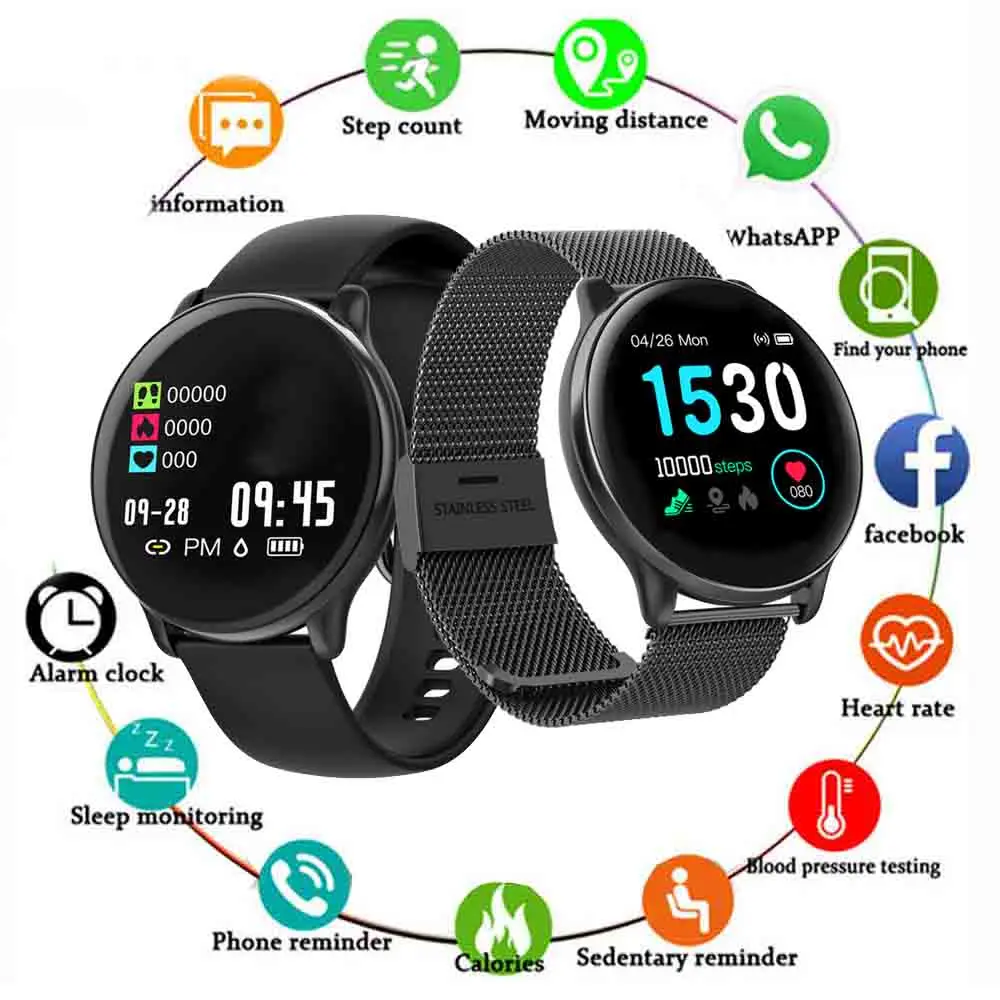 Смарт часы с функцией измерения пульса и артериального давления|Женские