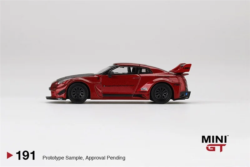 

MINI GT 1:64 Nissan GTR R35 LB-Silhouette WORKS GT 35GT-RR Ver.1 Lava Red RHD MINIGT TSM MODEL Diecast Model Car