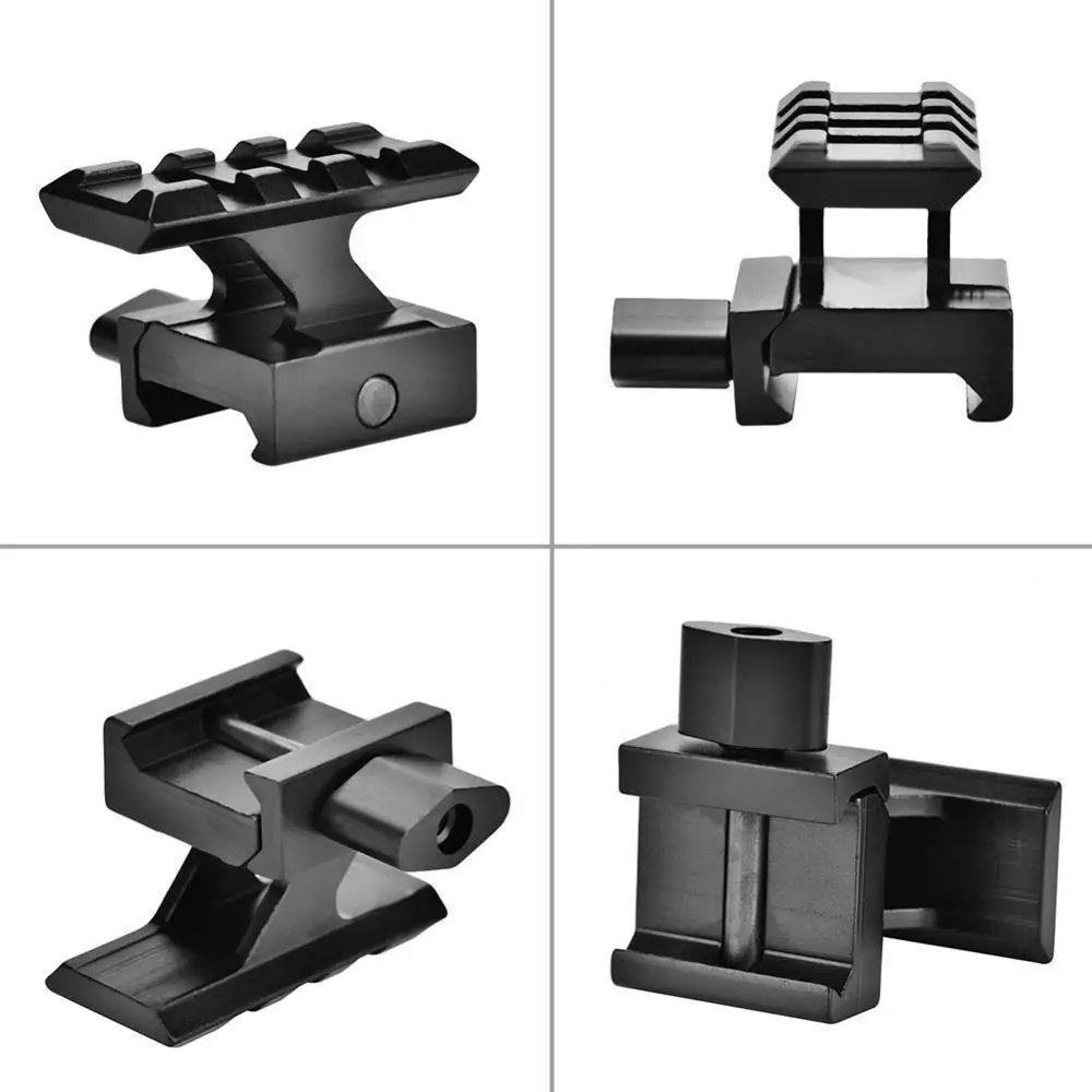 Mgorui тактический рельс база QD легкий подъемный держатель 3 слота 20 мм Пикатинни