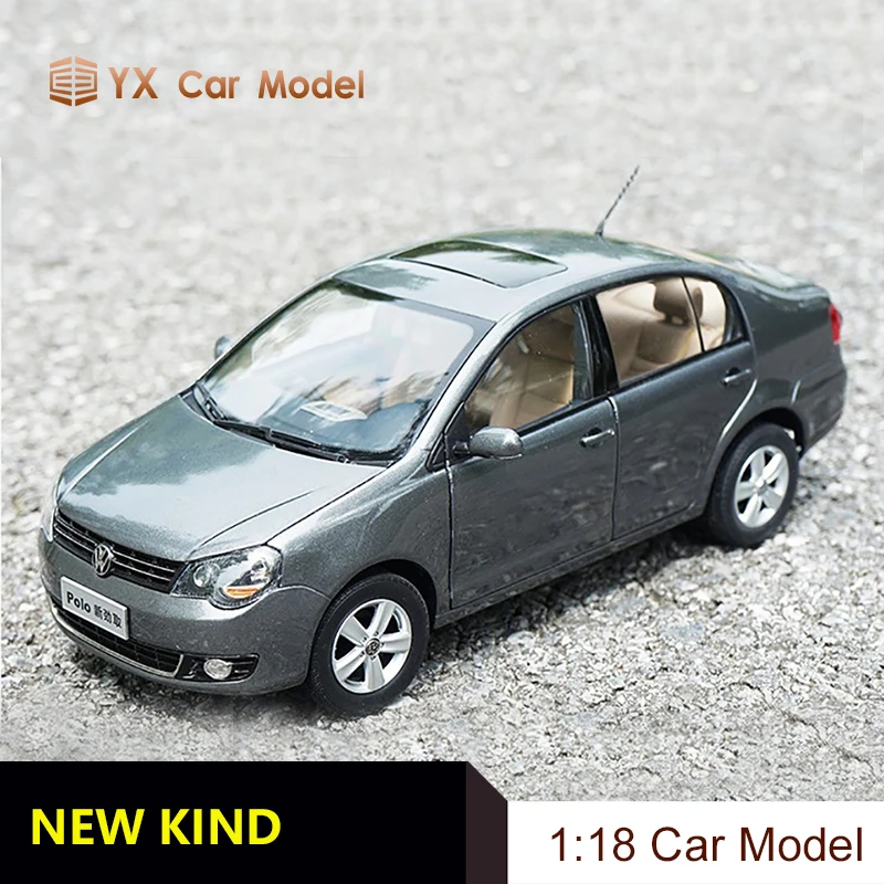 

Оригинальная модель автомобиля Shanghai Volkswagen Xinjin take POLO, версия с 3 отделениями, модель автомобиля из сплава 1:18