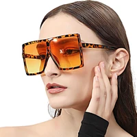 new oversized shades women sunglasses black fashion square glasses big frame vintage retro glasses female unisex oculos feminino