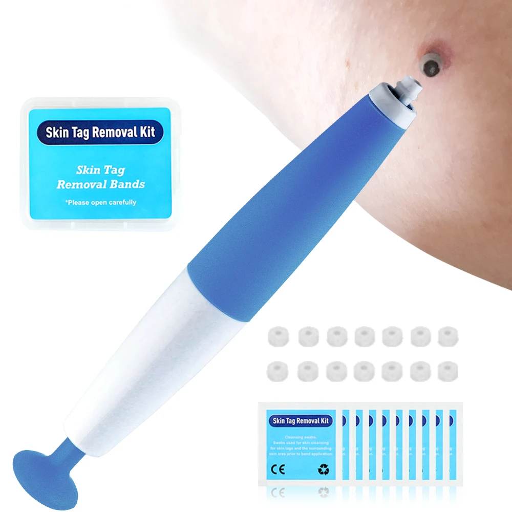 Skin Tag Kill Skin Mole Wart Remover Micro Skin Tag Removal Kit With Cleansing Swabs Adult Mole Wart Face Care