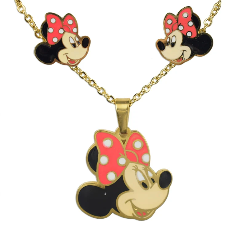 Женские и детские серьги гвоздики AOUSIX набор украшений из нержавеющей стали с