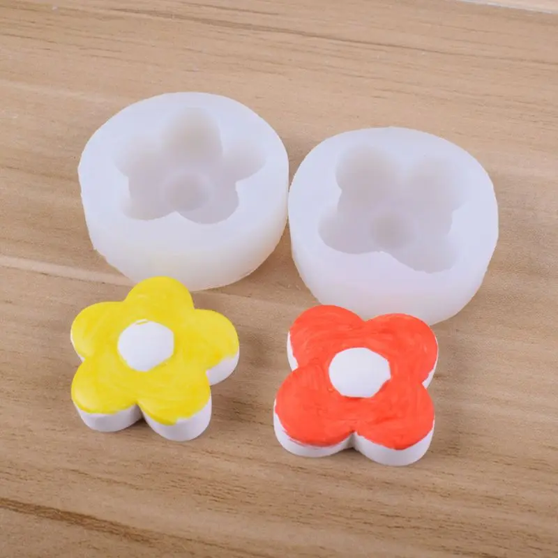 

3 Sizes Flower Resin Rose Flower Pendant Silicone Mold Jewelry Making Art Craft