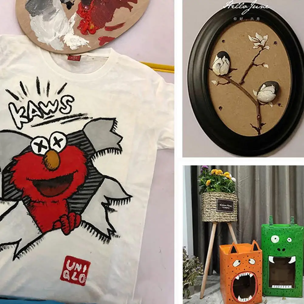 

1pcs Acrylic Paints Set Wall Painting Waterproof Color Wall Painting Drawing Painting Sets Fabric Paint Pigment Art Hand-pa Q1D9