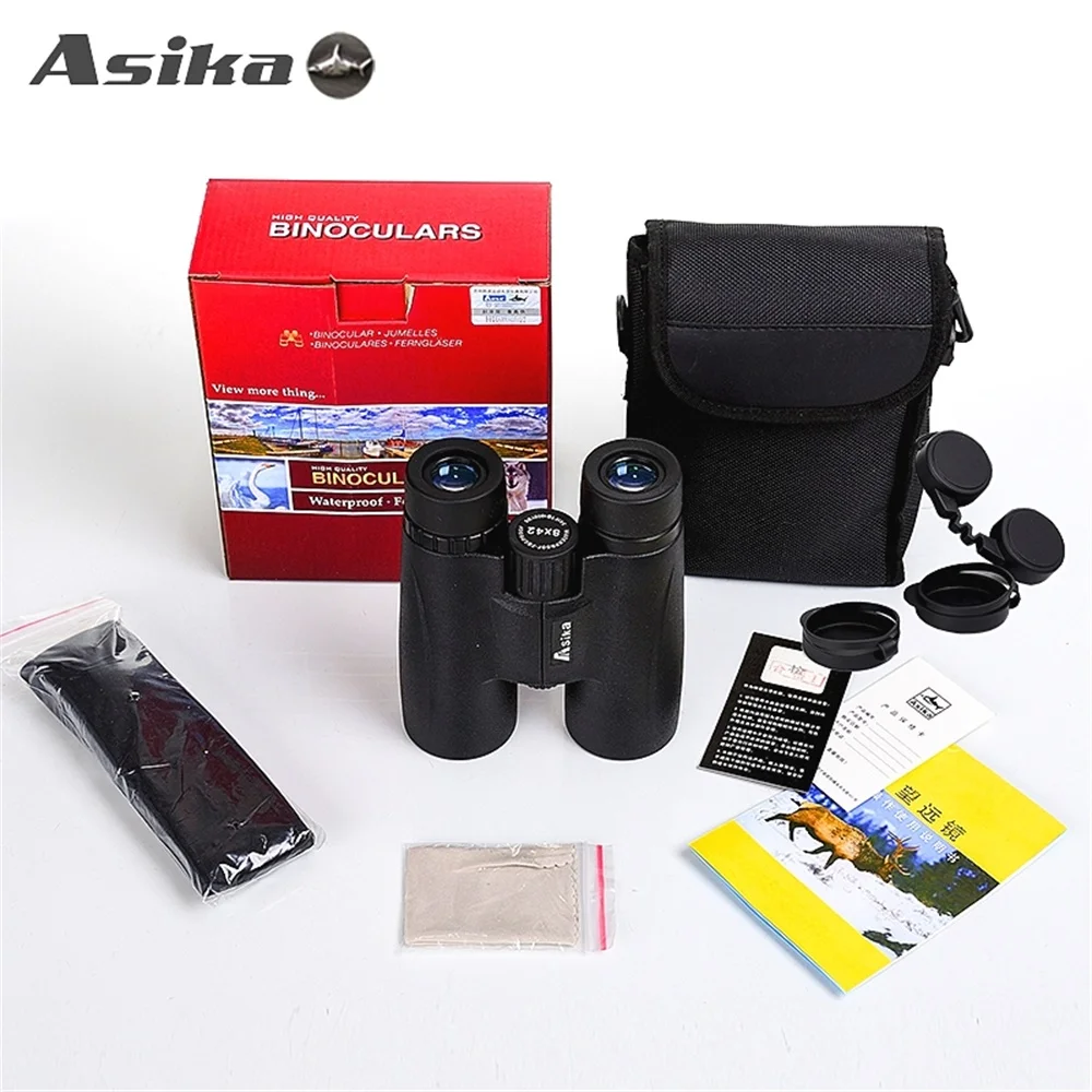 Бинокль Asika 8x42 W3 телескоп мощный военный водонепроницаемый оптический Телескопический Профессиональный охотничий кемпинг