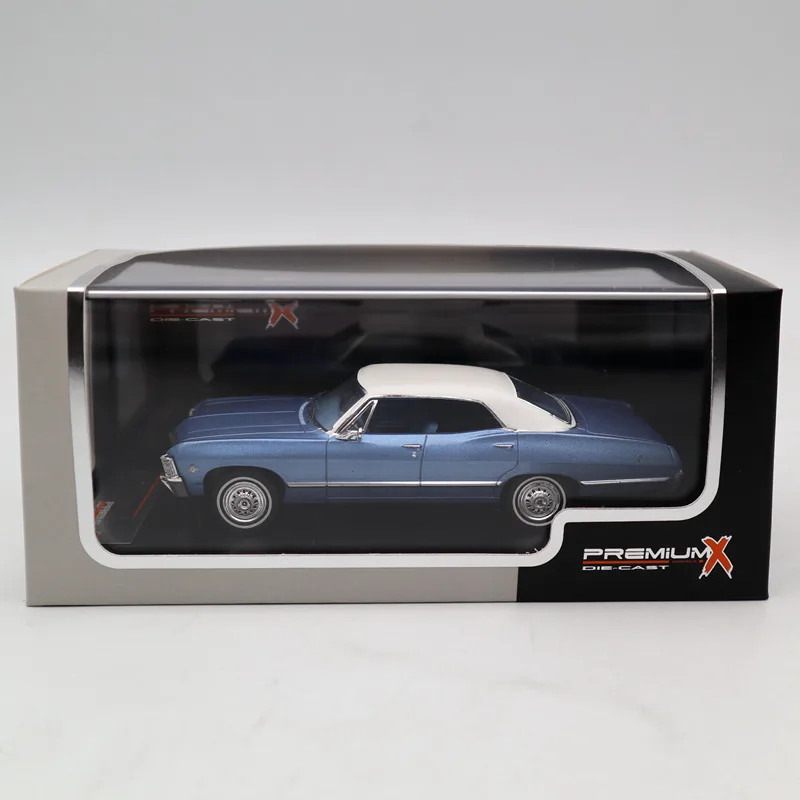 1/43 Премиум X для Ch ~ rolet Impala спортивный седан 1967 металлик PRD559 литьё под давлением