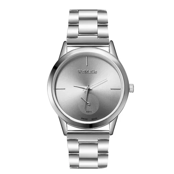 038844silver Часы женские роскошные женские золотые часы модные женские кварцевые женские часы из нержавеющей стали montre femme reloj mujer - Цвет: 038844silver