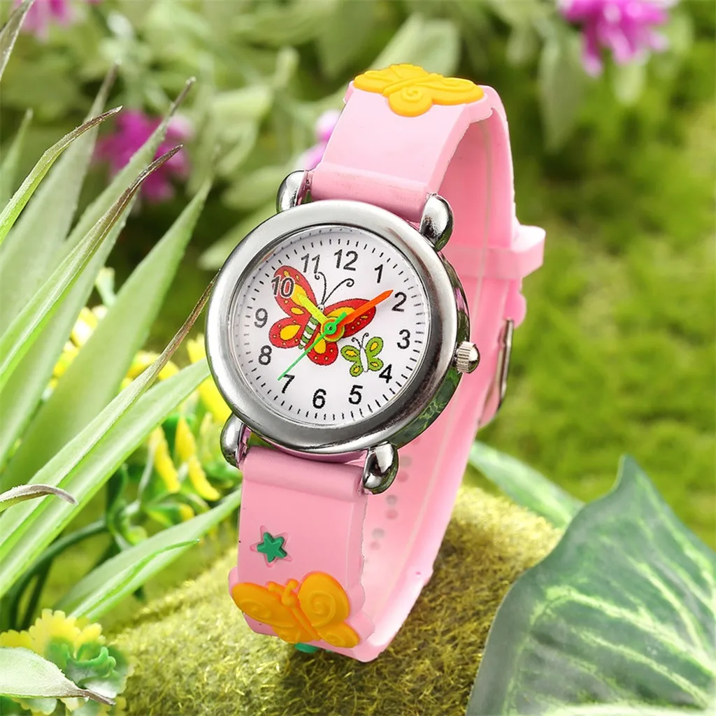 

Kids Quartz Wrist Watches Girls Princess Kids Watches Leather Strap Cute ChildrenS Cartoon Wristwatches Gifts For Girl And Boys