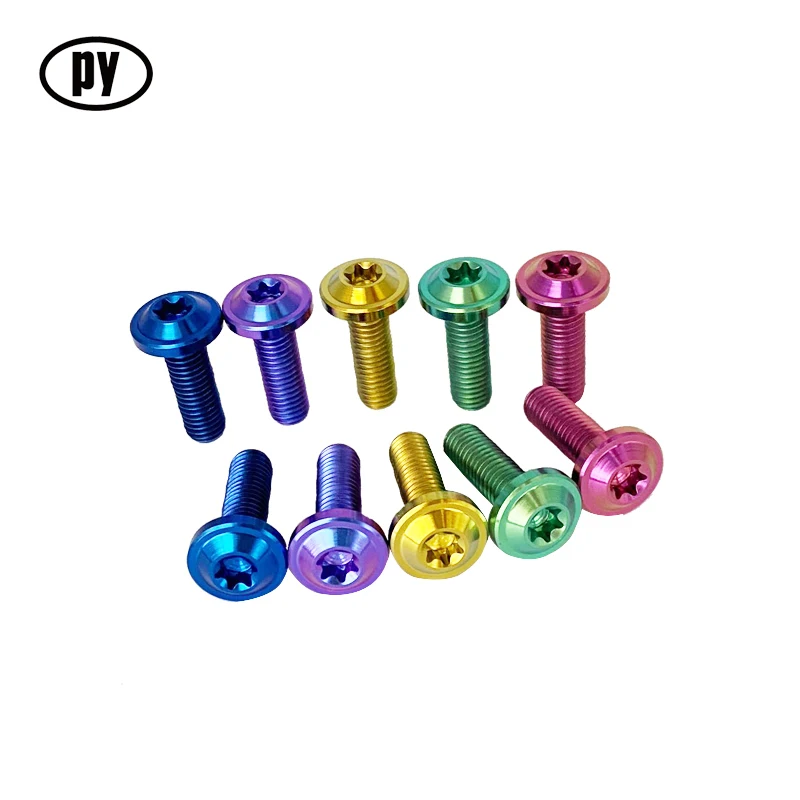 

Manufacturer manufactures customized titanium screw GR5 motorcycle modified disc fixing screw M8 in stock