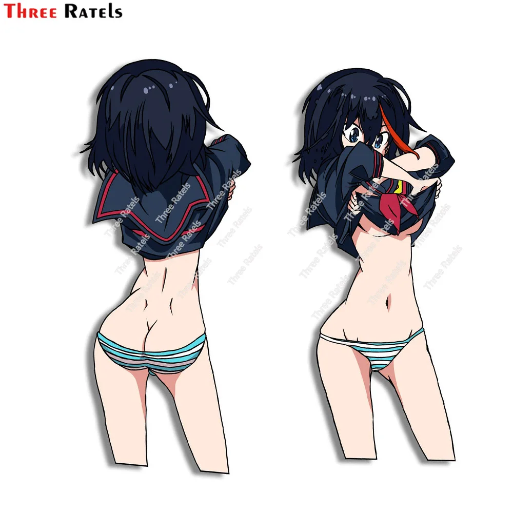 

Three Ratels E436 Sexy Anime Girl Ryuko Double Sided Back Personalized Anti Scratch Film Vinyl Material Waterproof Property
