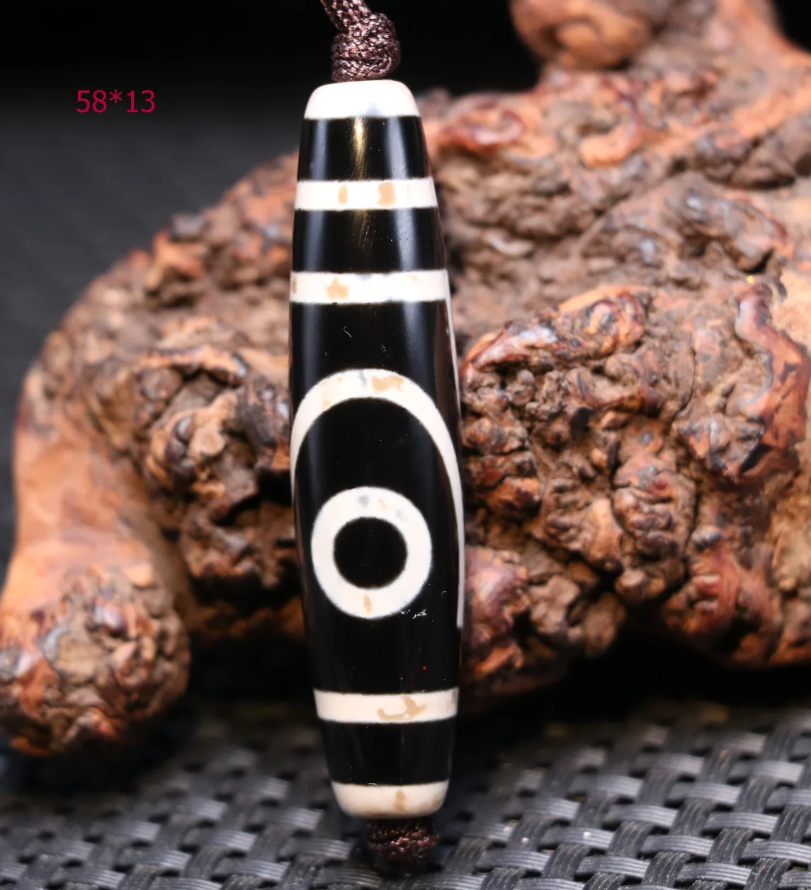 Волшебная энергия Тибетский Старый Агат 2 глаза любовь символизировать бусины