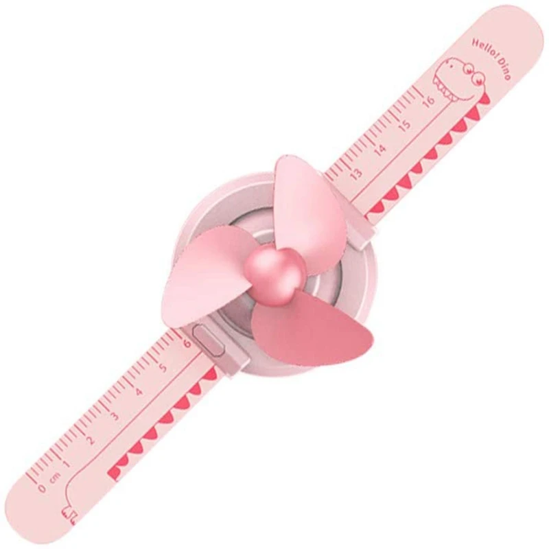 USB вентилятор с регулируемой линейкой наручные часы портативный мини 3