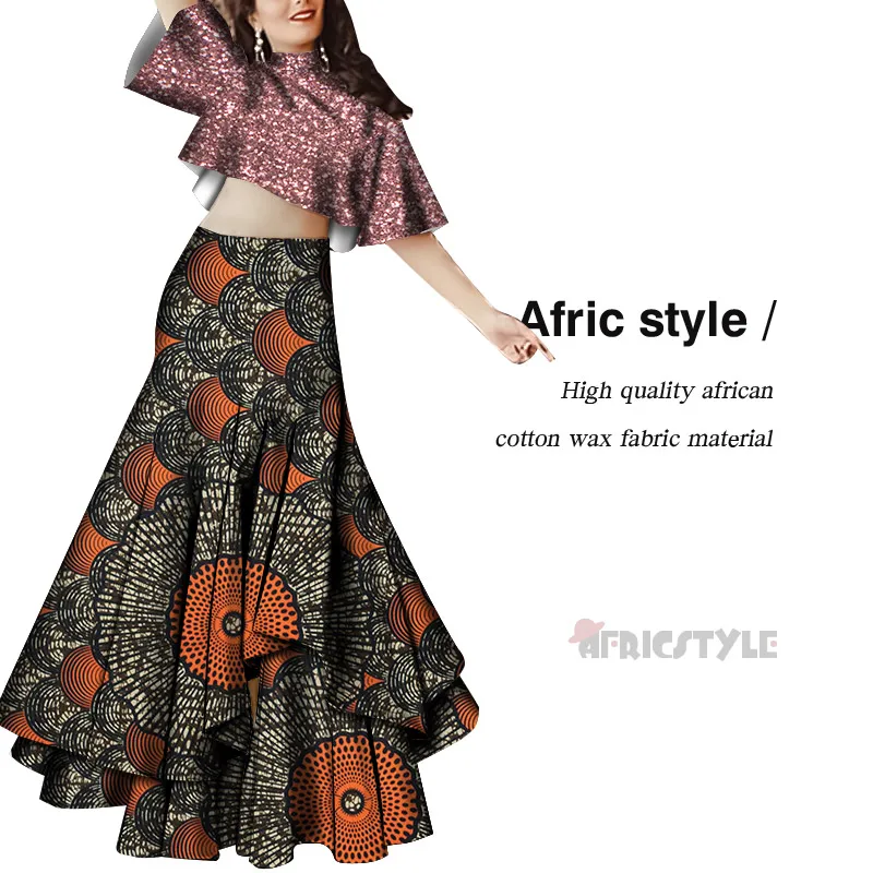 Новые африканские базиновые Роскошные платья Дашики с оборками вечерние из 2