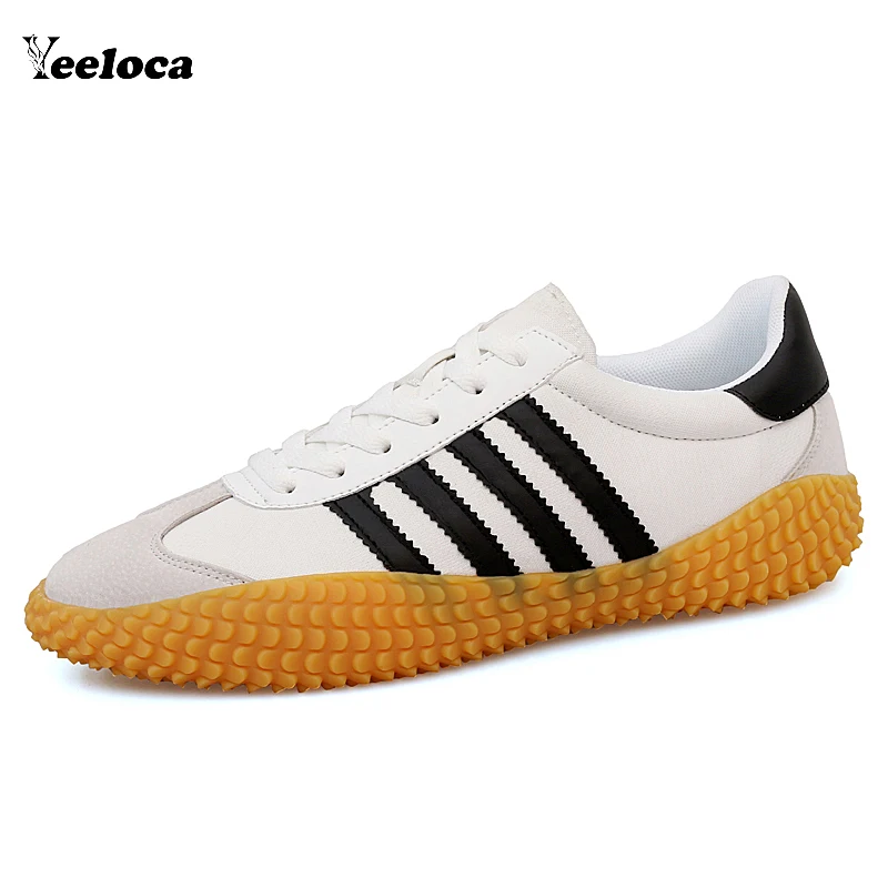 Yeeloca/летняя мужская повседневная обувь из сетчатого материала свиной кожи на