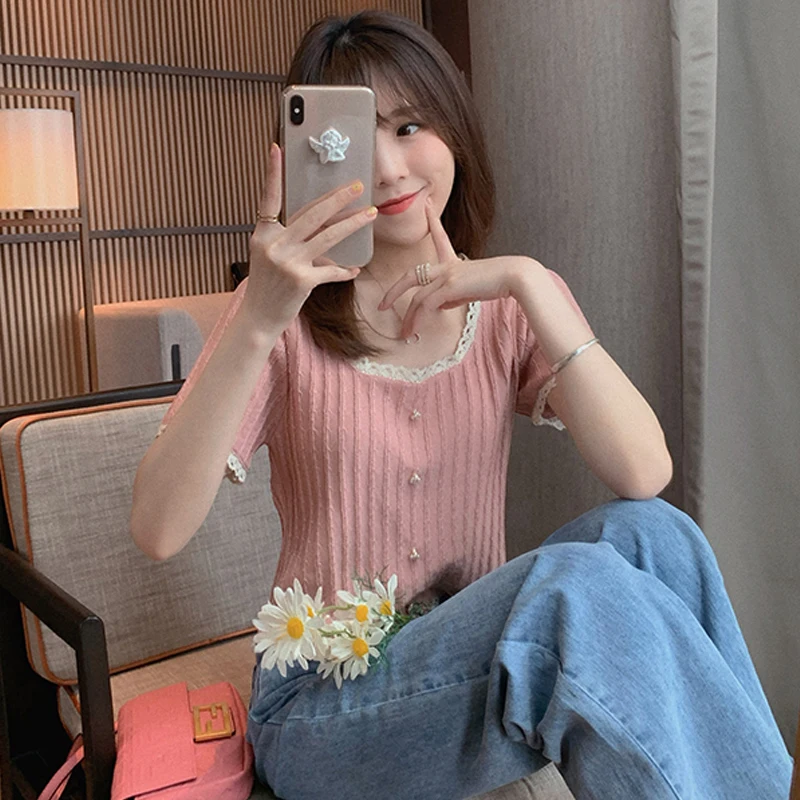 Женская футболка в стиле интернет знаменитостей суперпопулярная свободная