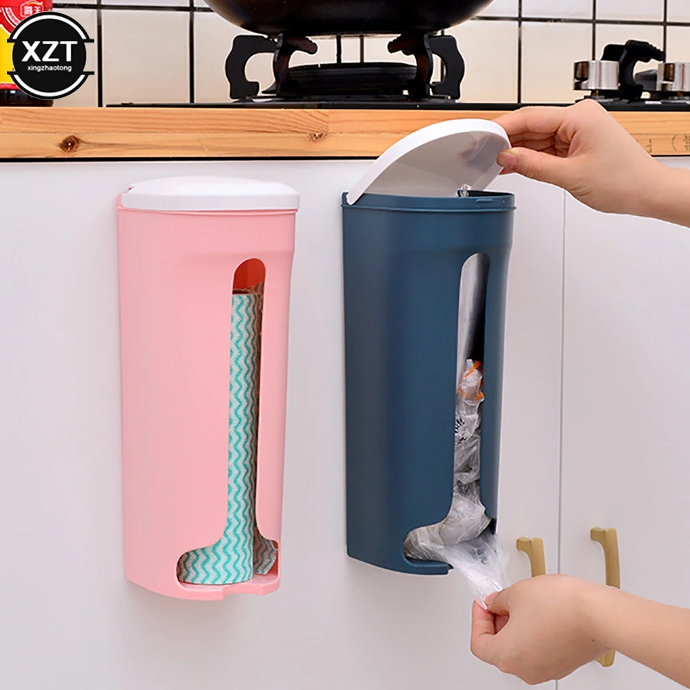 Новый пластиковый держатель для пакетов Креативные аксессуары кухни и ванной