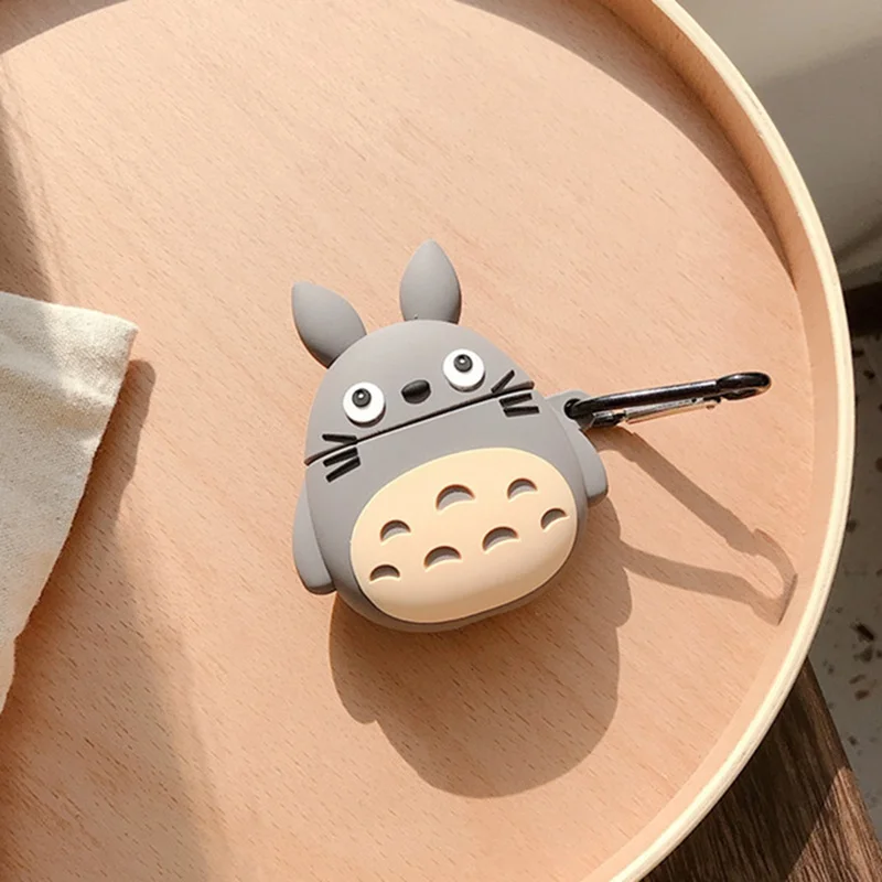 Милый силиконовый чехол Тоторо для Apple Airpods, ударопрочный чехол для Apple, гарнитура для Airpods, ультра тонкий защитный чехол Air Pods