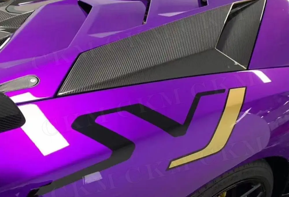 Передние щитки из углеродного волокна для заднего бампера боковых