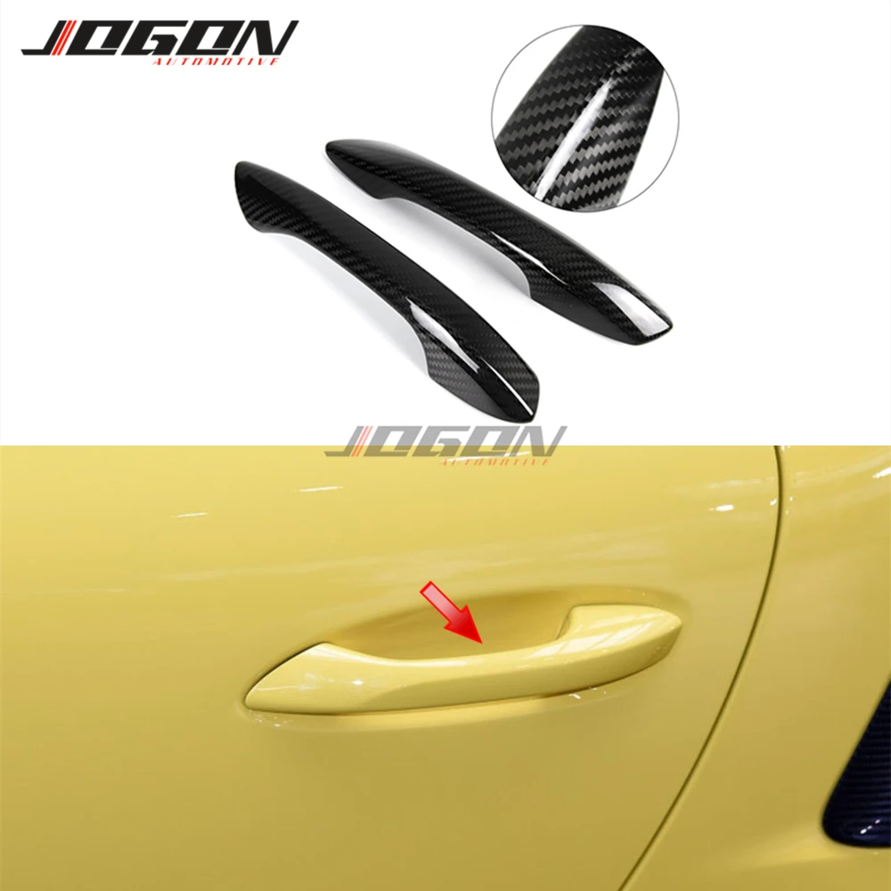 Глянцевый чехол из настоящего углеродного волокна для Porsche 911 Carrera S R Turbo 2016 2018