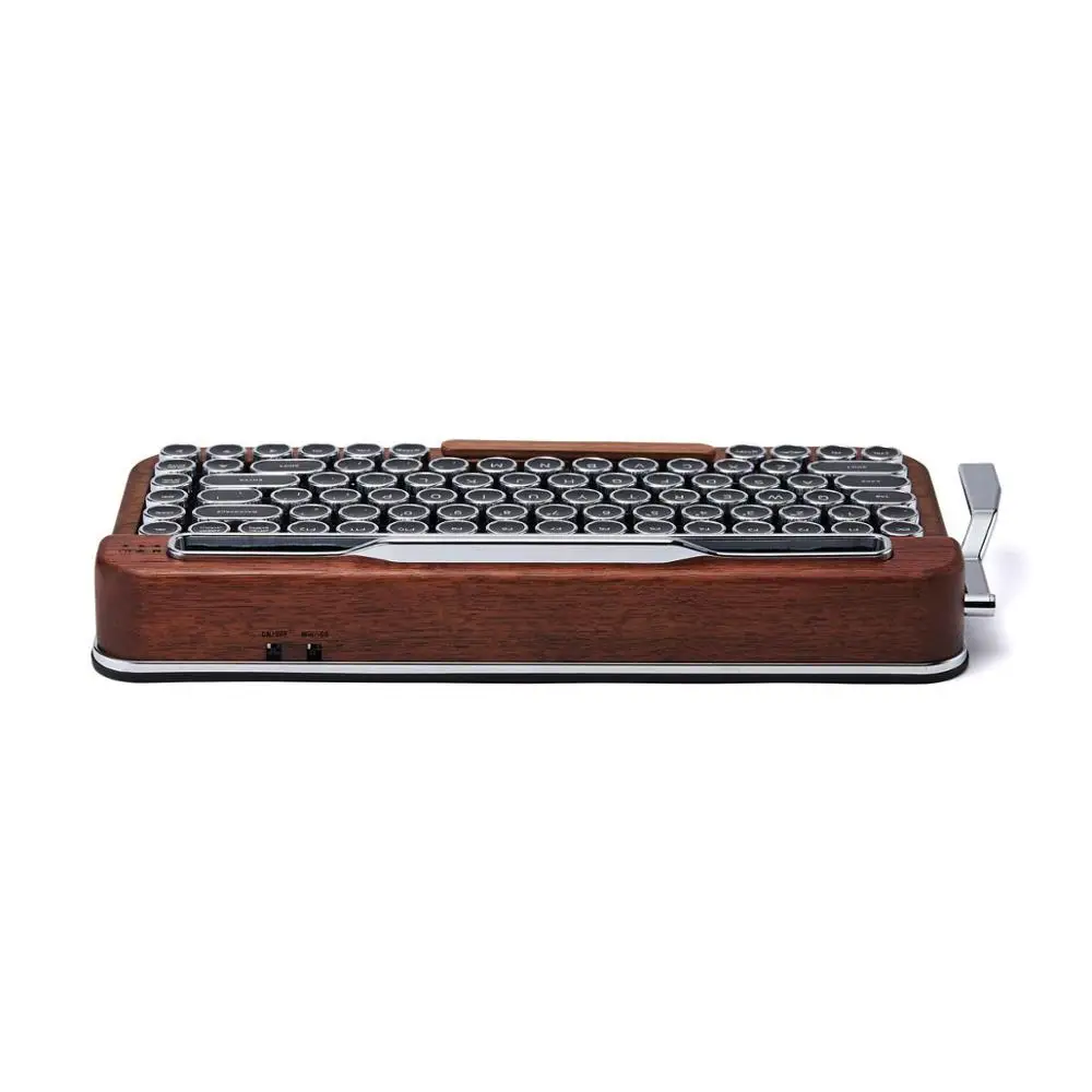 Механическая Bluetooth клавиатура PENNA в стиле ретро 85 клавиш Cherry MX Swift Keyclick Steam Punk