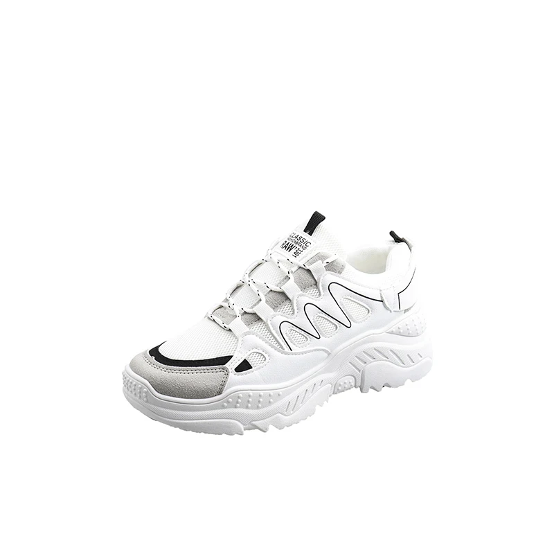 

Lace-Up womens sneakers shoes 2018 fashion tenis feminino zapatos de mujer silver shoes women sneakers A013