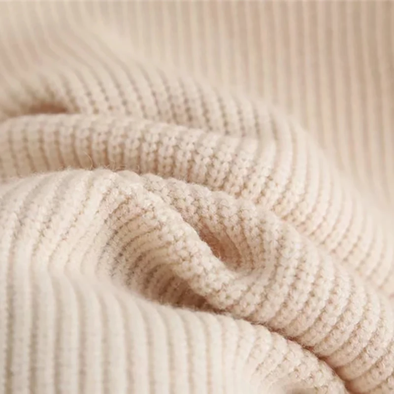 Осенне-зимний Повседневный Однотонный свитер с длинным рукавом 2019 винтажный