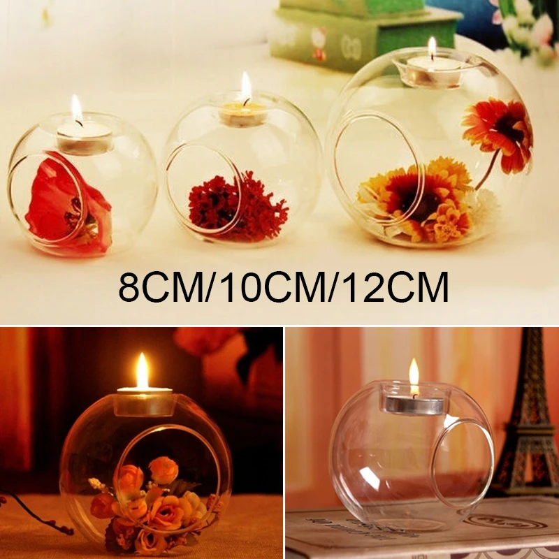 Диаметр 12 см подсвечник ночник в виде свечи Хрустальное стекло украшение Декор
