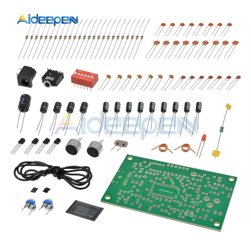 BH1417 беспроводной FM стерео передатчик модуль цифровой радиостанции PLL DIY Kit|Детали