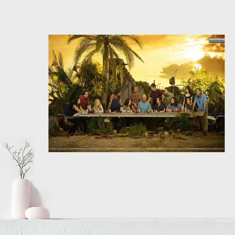 

Custom The Lost TV Show Canvas Painting Home Room Wall Decoration Canvas Posters And Decoration Pictures