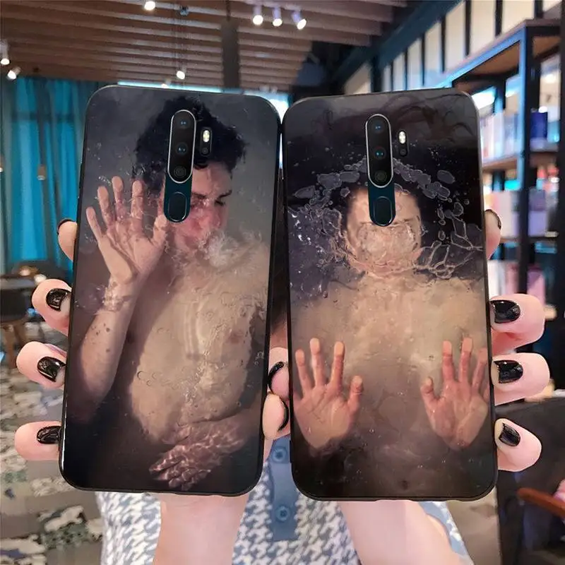 

CUTEWANAN Abstract Art Underwater Boy and Girl Custom Soft Phone Case For Oppo A5 A9 2020 Reno2 z Renoace 3pro Realme5Pro