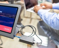 POE USB-C adapter Deliver power and data 100Mbps for IPAD Conference Tablet Computer and more work with Active Switch