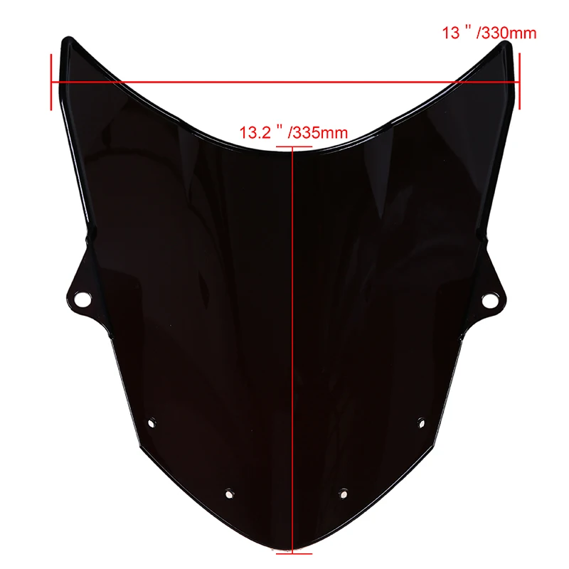Лобовое стекло POSSBAY для мотоцикла Kawasaki Ninja ZX6R 2009-2015 09 10 11 12 13 14 15 аксессуары скутера