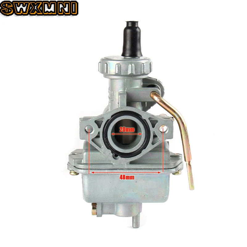 Мотоциклетный карбюратор 20 мм для PZ20 50cc 70cc 90cc 110cc 125cc ATV Carb Moto