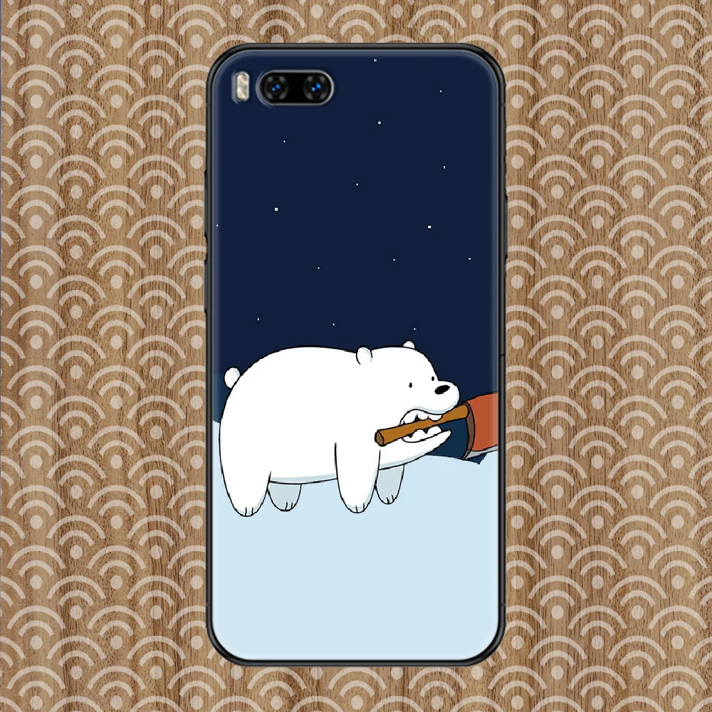

Bare Ice Panda Bears Cute Cartoon Phone case For Xiaomi Mi Max Note 3 A2 A3 8 9 9T 10 Lite Pro Ultra black pretty hoesjes soft