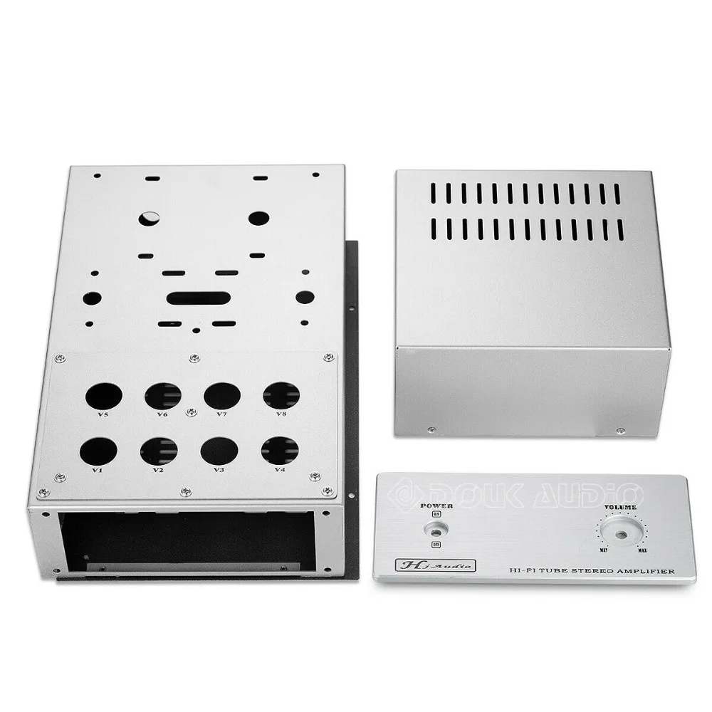 Douk аудио HiFi стерео двухтактный усилитель мощности класса AB 6P14/EL84 вакуумный ламповый усилитель 13 Вт* 2