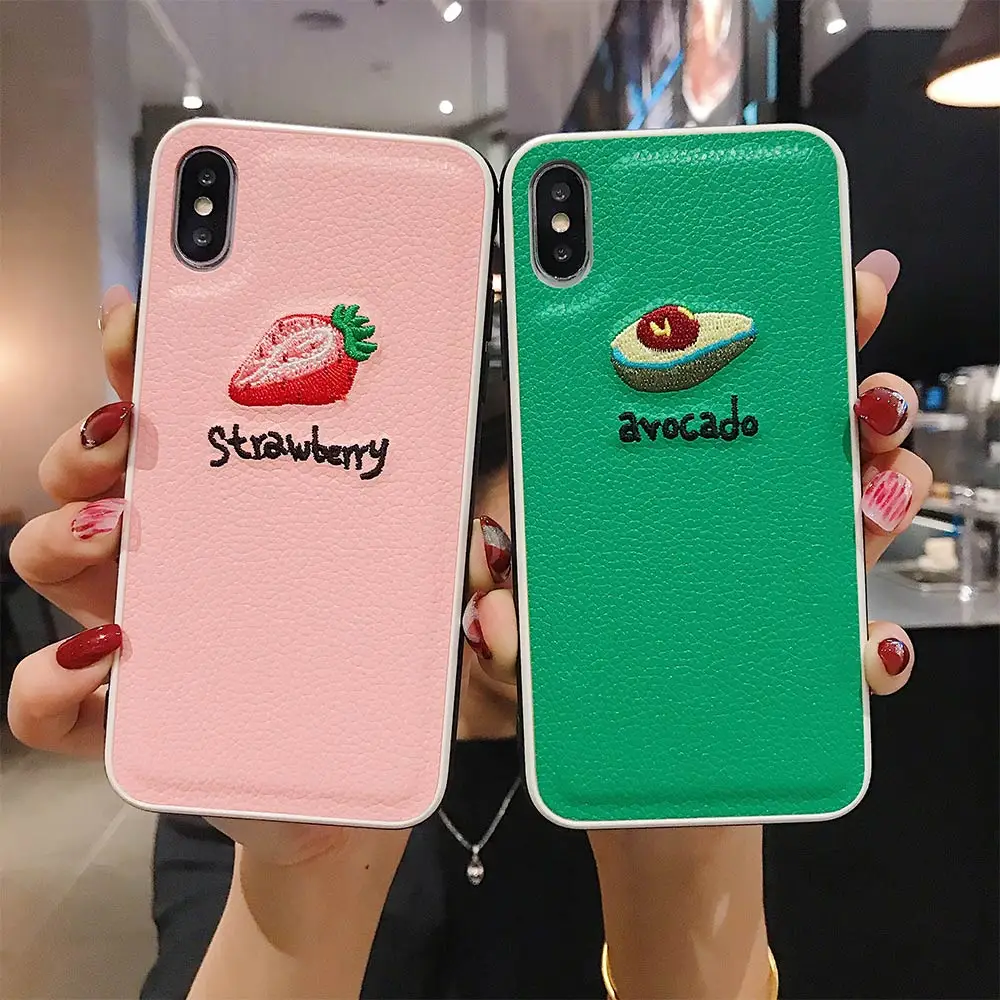 Милый чехол с фруктами для iPhone XR 7 XS Max X 10 8 6 6S Plus узором Личи телефона из