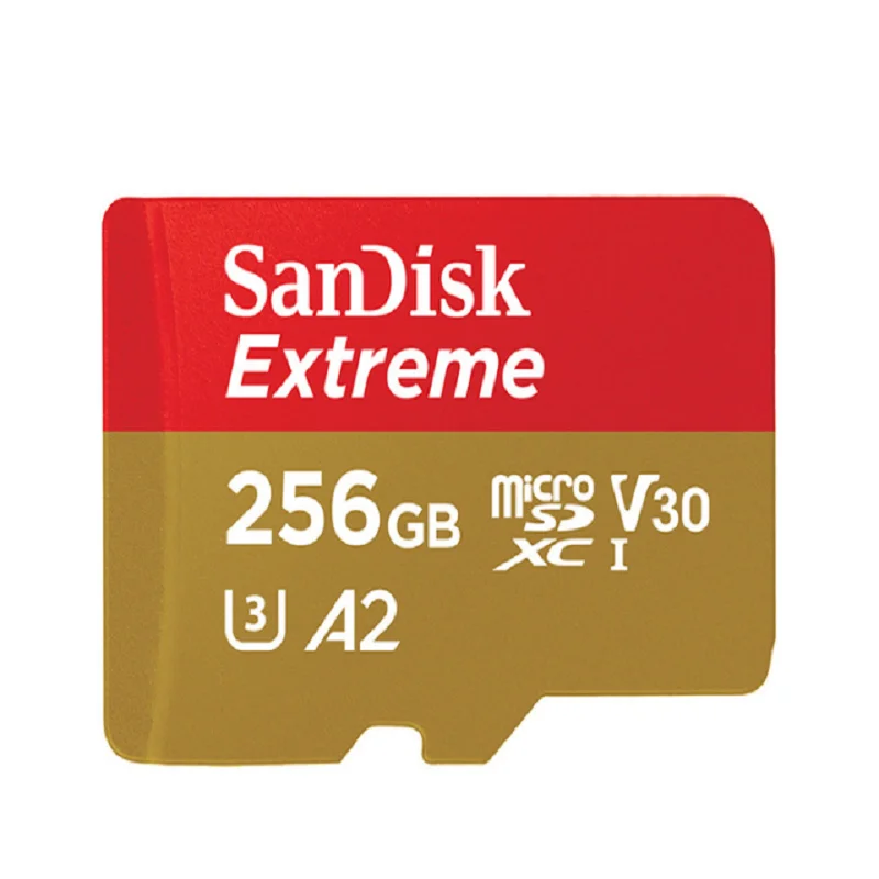 

SanDisk Extreme Micro SD TF Card A2 256GB U3 V30 160MB/S Class10 Flash Memory Card