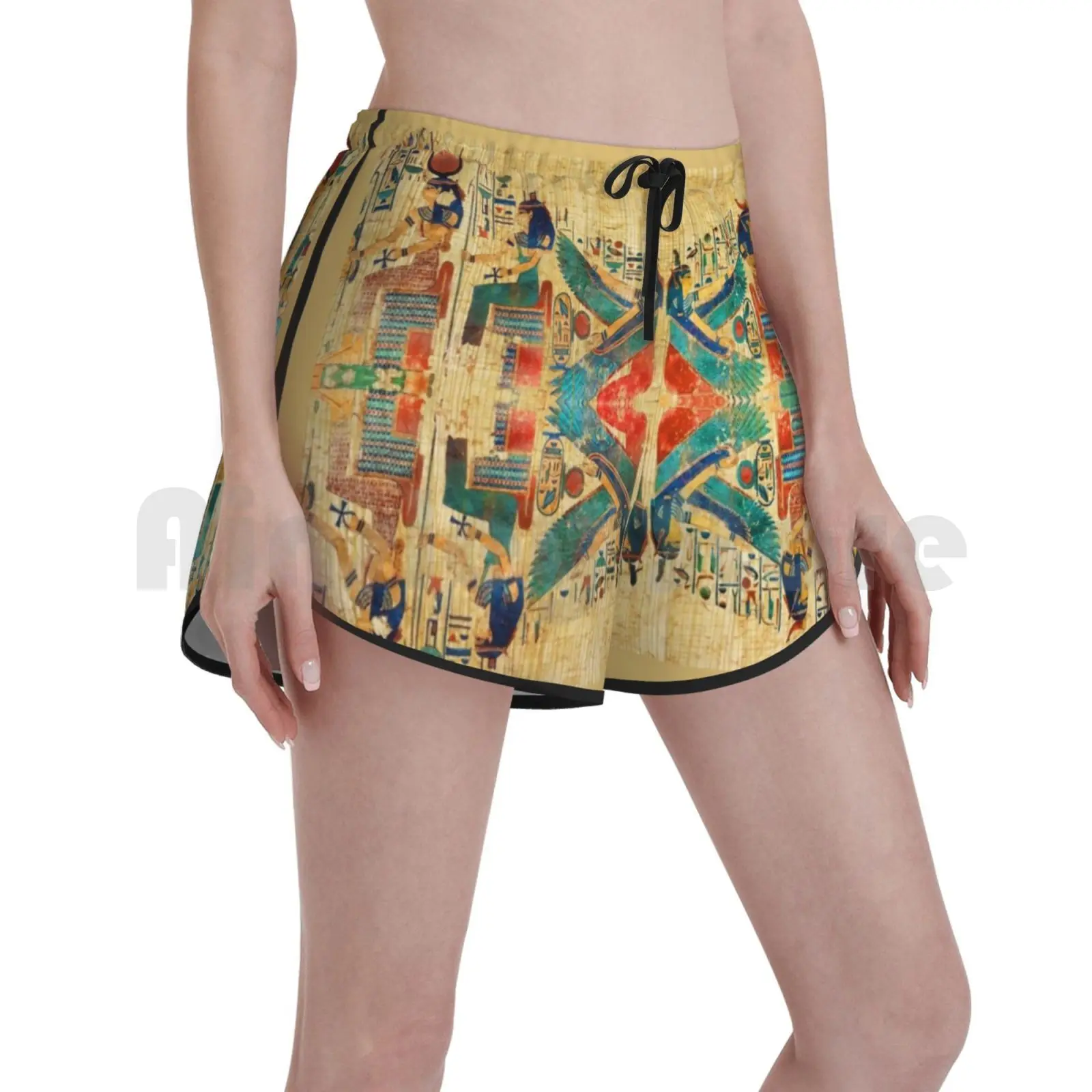 

Защитные египетские богини, Шорты для плавания папирус, пляжные шорты 2236, шорты для короля, тута, Нефертари, шатер, Selket