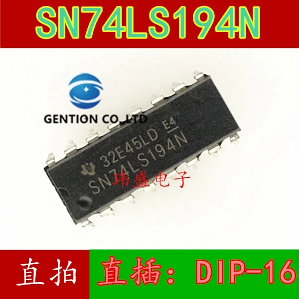 

10 шт в упаковке, новая 74 ls194 HD74LS194P SN74LS194N в вертикальном положении DIP 100%-16 регистрируется в наличии Новинка и оригинальный