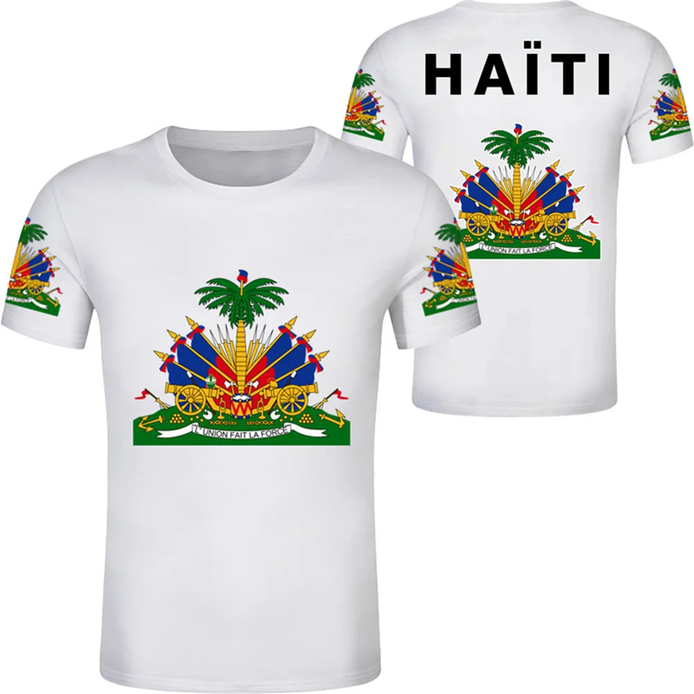 

2021 Haiti T-shirt Dee free custom name number HTI T-shirt flag country HT University of the French Republic Print Photo clothes