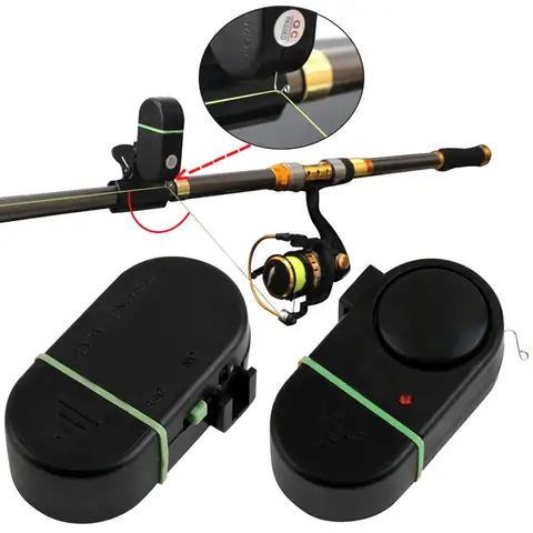 Портативный электронный светодиодный светильник на клипсе для удочки звуковой сигнал поклевки для рыбы новый шикарный