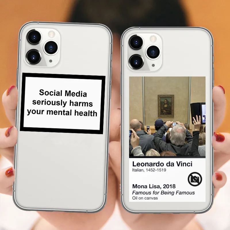 Роскошный дизайнерский чехол с надписью Social Media для iphone 11 XS Pro MAX XR 6 s 7 8 plus модный